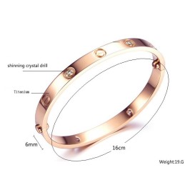 To Have A Long Story Damen Titan Armreif Mit Strass