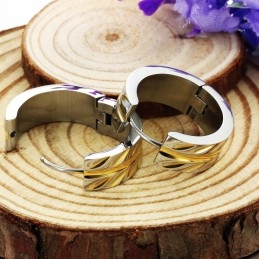 Zuverlässiger Ruf Weibliche Ahornblattform Titan Ohrringe