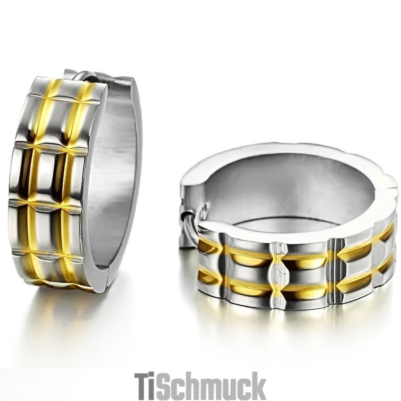 Stabile Qualität Unisex Titan Ohrringe