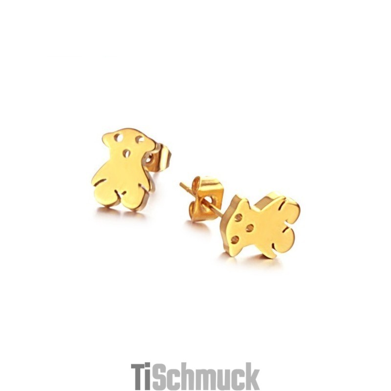 Die Königin Der Hochwertigen Weiblichen Bären-Titanohrringe