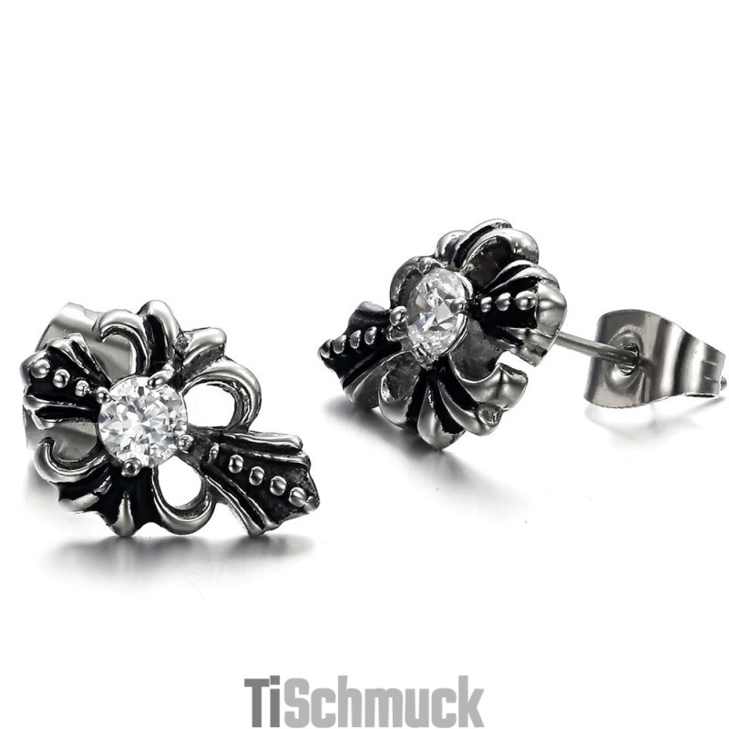 Zuverlässige Qualitäts-Titan-Ohrringe Mit Strass Zuverlässige Qualitäts-Titan-Ohrringe Mit Strass