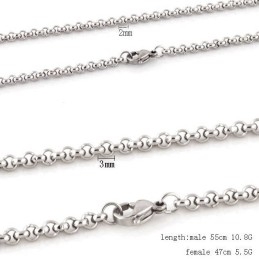 Hochwertige Edelstahl-Titan-Kette Für Liebhaber