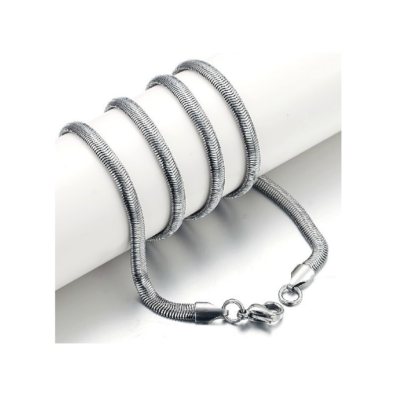 Flache Titan-Schlangenkette Von Hervorragender Qualität