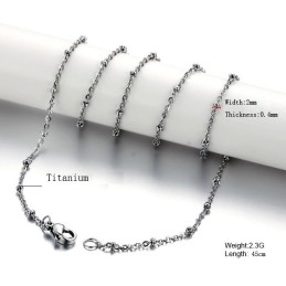 Zuverlässiger Ruf Allergiefreie Titankette Mit Perle