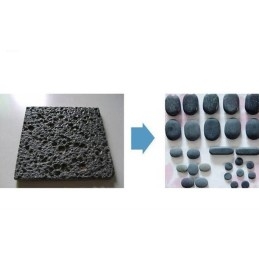 Einfach Zu Verwendende Pelelith-Halskette Aus Titan Mit Diamant