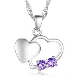 Stabile Qualität Damenmode Platin Plating Titan Halskette