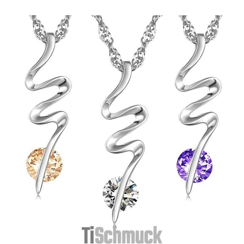 Bekannt Für Seine Hochwertige Damen-Halskette Aus Platiniertem Titan Mit Diamant Bekannt Für Seine Hochwertige Damen-Halskette Aus Platiniertem Titan Mit Diamant
