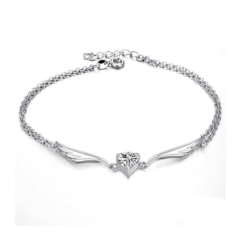 Der König Der Quantität Weibliches Platiniertes Titan-Fußkettchen