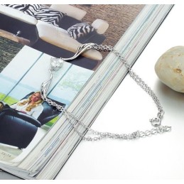 Der König Der Quantität Weibliches Platiniertes Titan-Fußkettchen