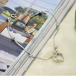 Die Königin Der Qualität Weibliche Sweetheart Platin Platinierung Titan Fußkettchen