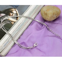 Stabile Qualität Weibliche Schlange Platin Platinierung Titan Fußkettchen