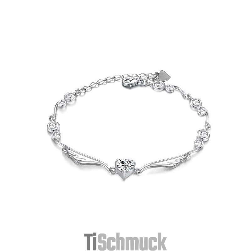 Große Auswahl An Weiblichen Platin-Titan-Armbändern Mit Diamanten Große Auswahl An Weiblichen Platin-Titan-Armbändern Mit Diamanten