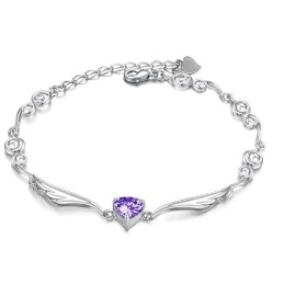 Große Auswahl An Weiblichen Platin-Titan-Armbändern Mit Diamanten