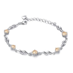 Qualität Und Quantität Gesichert Weibliche Lila Platin Beschichtung Titan Armband Mit Diamant