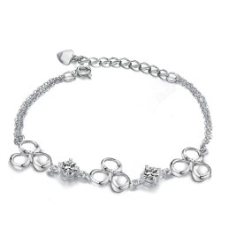 Qualität Und Quantität Gesichert Weibliche Platin Plating Titan Armband Mit Diamant