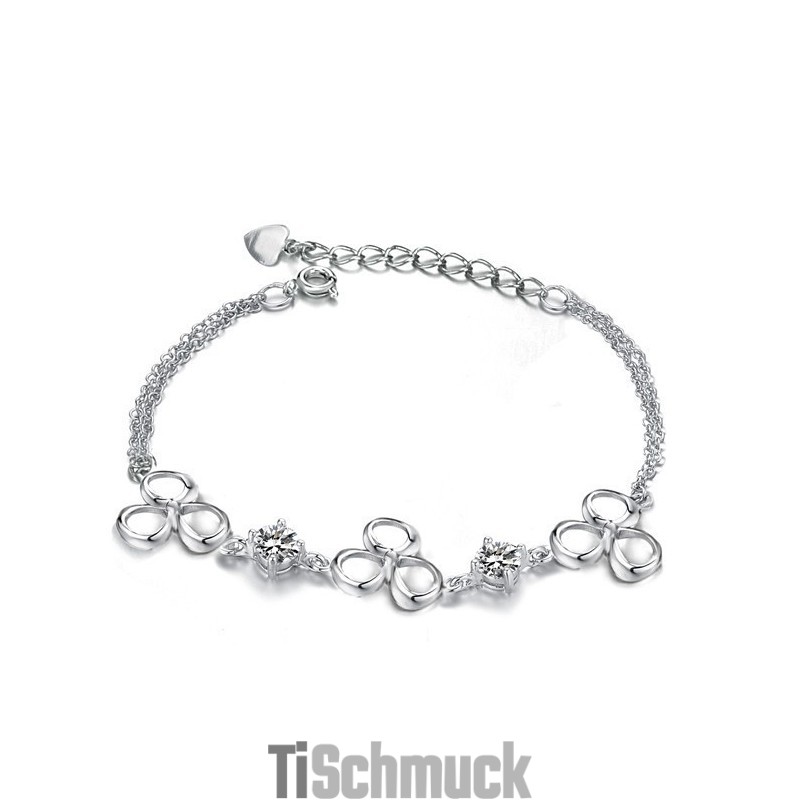Qualität Und Quantität Gesichert Weibliche Platin Plating Titan Armband Mit Diamant