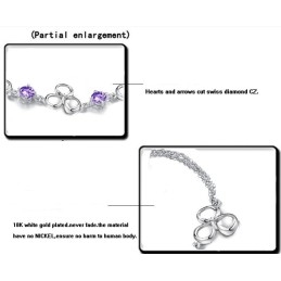 Qualität Und Quantität Gesichert Weibliche Platin Plating Titan Armband Mit Diamant