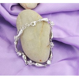 Qualität Und Quantität Gesichert Weibliche Platin Plating Titan Armband Mit Diamant