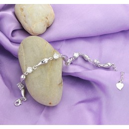 Qualität Und Quantität Gesichert Weibliche Platin Plating Titan Armband Mit Diamant