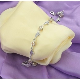 Komplett In Spezifikationen Weibliche Platin Beschichtung Titan Armband Mit Diamant