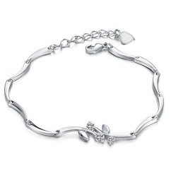 Qualität Und Quantität Gesichert Weibliche Platin Plating Titan Armband Mit Diamant