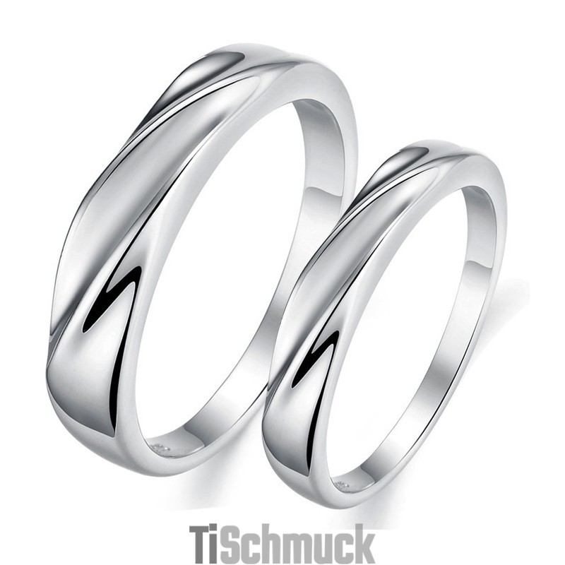 Hochwertiger, Prägnanter Titanring Mit Platinbeschichtung Für Liebhaber Hochwertiger, Prägnanter Titanring Mit Platinbeschichtung Für Liebhaber