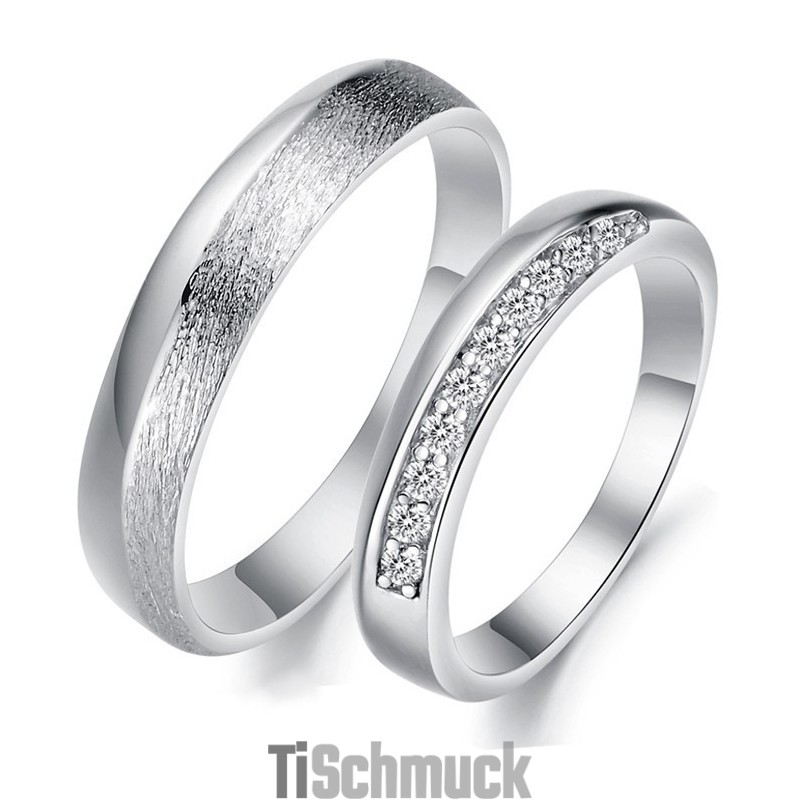 Weltweit Bekannter Platinierter Titanring Für Verliebte Mit Strass Weltweit Bekannter Platinierter Titanring Für Verliebte Mit Strass