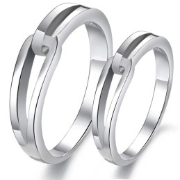 Qualität Und Quantität Gesichert Platinierter Titanring Für Liebhaber