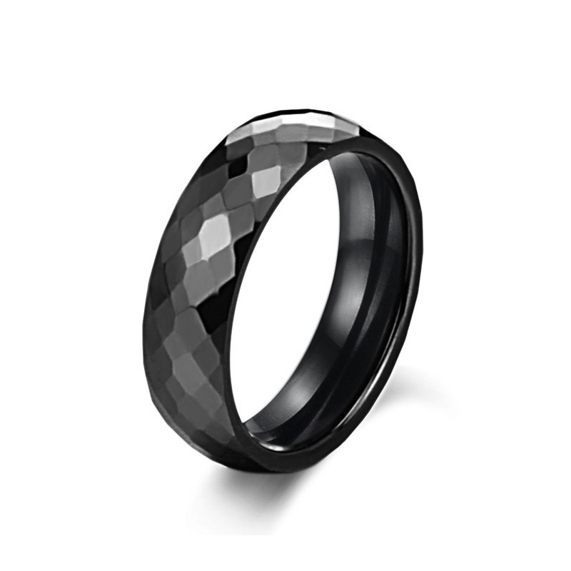Schwarzer Wolfram-Keramikring Von Hervorragender Qualität