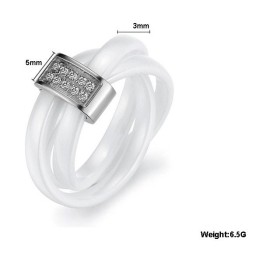 Bekannt Für Seinen Hochwertigen Wolfram-Keramikring Mit Strass