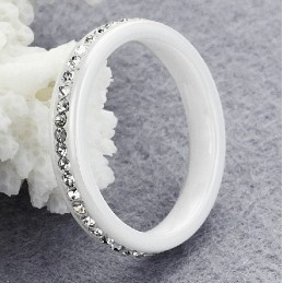 Hochwertiger Damenring Aus Wolframkeramik