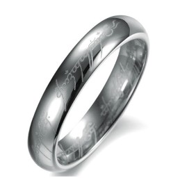 Qualität Und Quantität Gesichert Silber Wolfram Keramik Ring Für Liebhaber