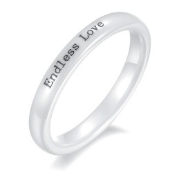 Hochwertiger Prägnanter Wolfram-Keramikring Für Liebhaber