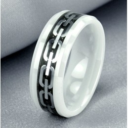 Hochwertiger Ring Aus Kohlefaser Und Wolframkeramik
