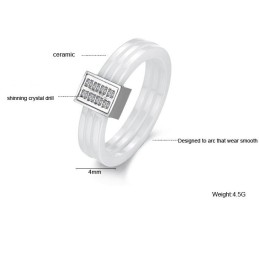 Bekannt Für Seinen Hochwertigen Trizyklischen Wolfram-Keramikring Mit Strass