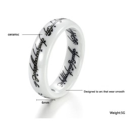 Die Königin Der Qualität Retro Wolfram Keramik Ring