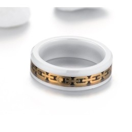 Hochwertiger Ring Aus Kohlefaser Und Wolframkeramik