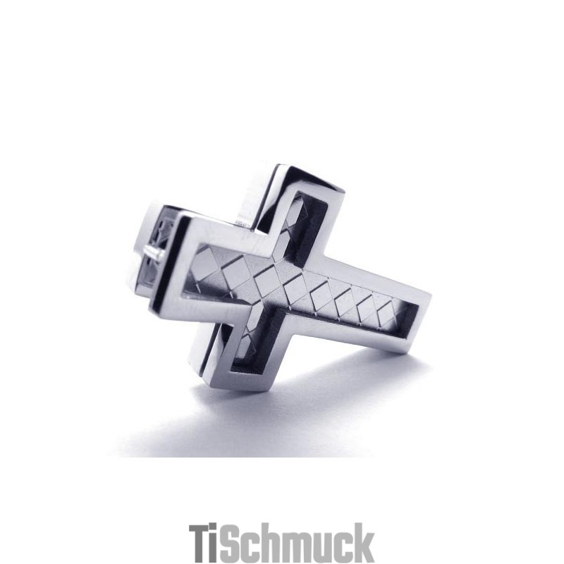 Mode Herren Titan Kreuz Anhänger - Free Chian Mode Herren Titan Kreuz Anhänger - Free Chian