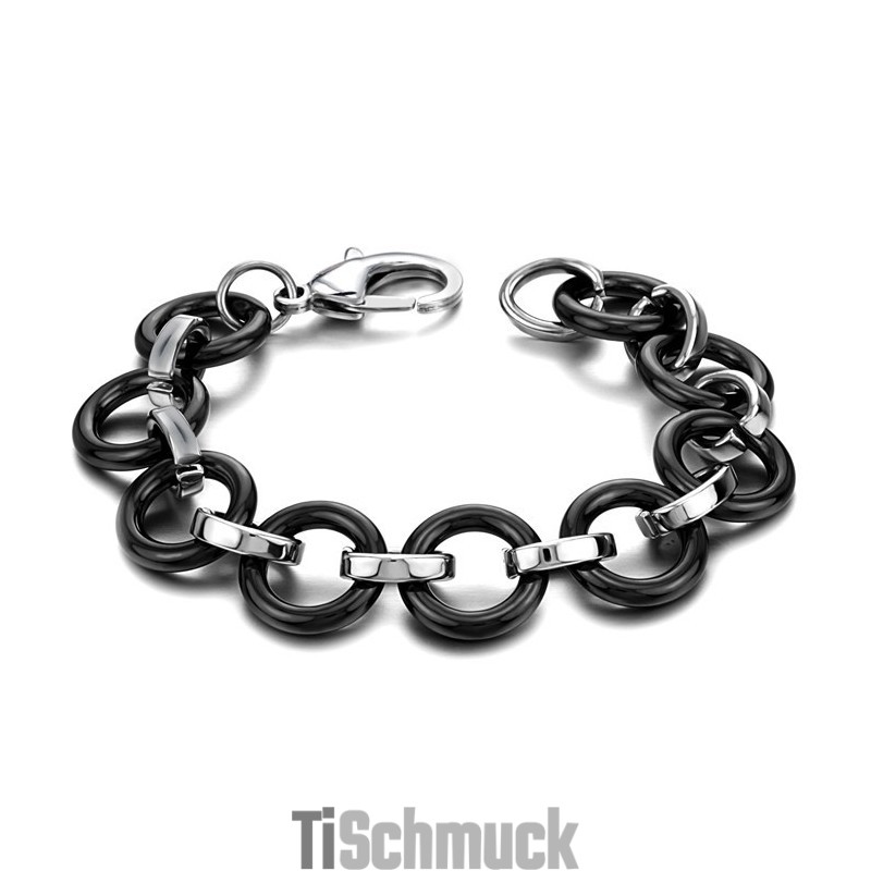 Hochwertiges Schwarzes Wolfram-Keramik-Armband Hochwertiges Schwarzes Wolfram-Keramik-Armband