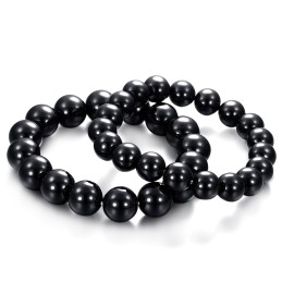 Hochwertiges Schwarzes Wolfram-Keramik-Armband Für Tannenliebhaber