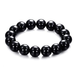 Hochwertiges Schwarzes Wolfram-Keramik-Armband Für Tannenliebhaber