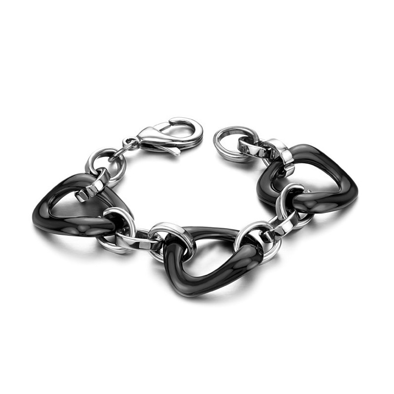 Qualität Und Quantität Garantiert Schwarzes Wolfram-Keramik-Armband