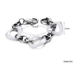 Zuverlässiges Weißes Wolfram-Keramik-Armband