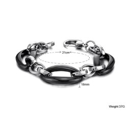 Große Auswahl An Weiblichen Ellipsen-Wolfram-Keramik-Armbändern