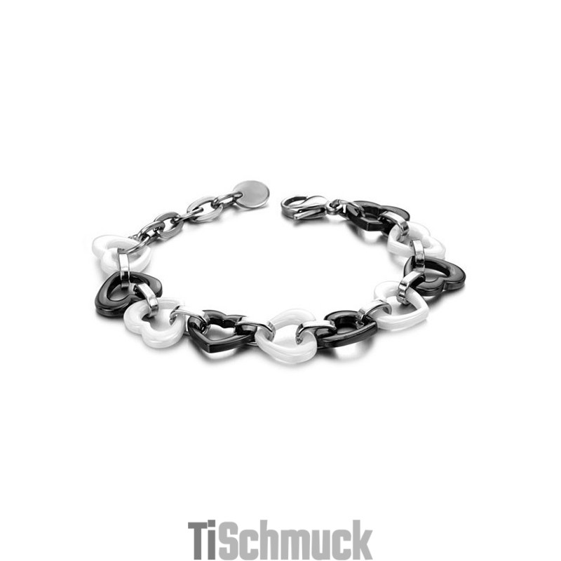 Komplett In Spezifikationen Sweetheart Wolfram-Keramik-Armband