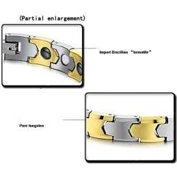 Hochwertiges Gesundheits-Wolfram-Magnetstein-Keramikarmband