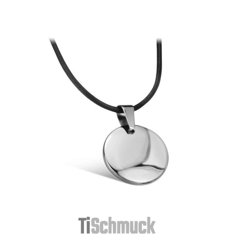 Hochwertige Runde Wolfram-Keramik-Halskette