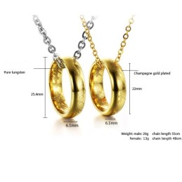 Langlebige Halskette Aus Wolframkeramik