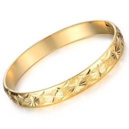 Stabile Qualität Damen Elegant 18K Vergoldet Armreif