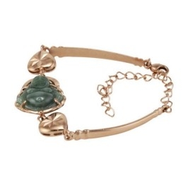 Zuverlässige Qualität: Das 18 Karat Vergoldete Jade-Buddha-Armband